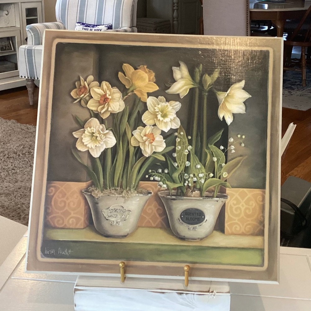 “Scented Blooms” Wood Plaque